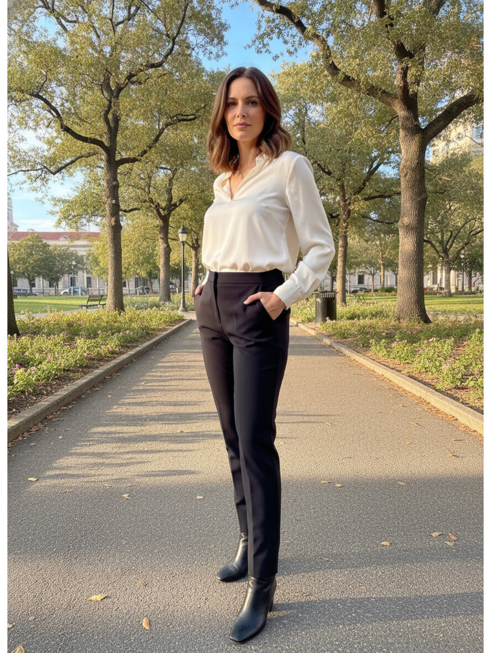 Sara Campbell Black Tailored Dress Pants - Size 6